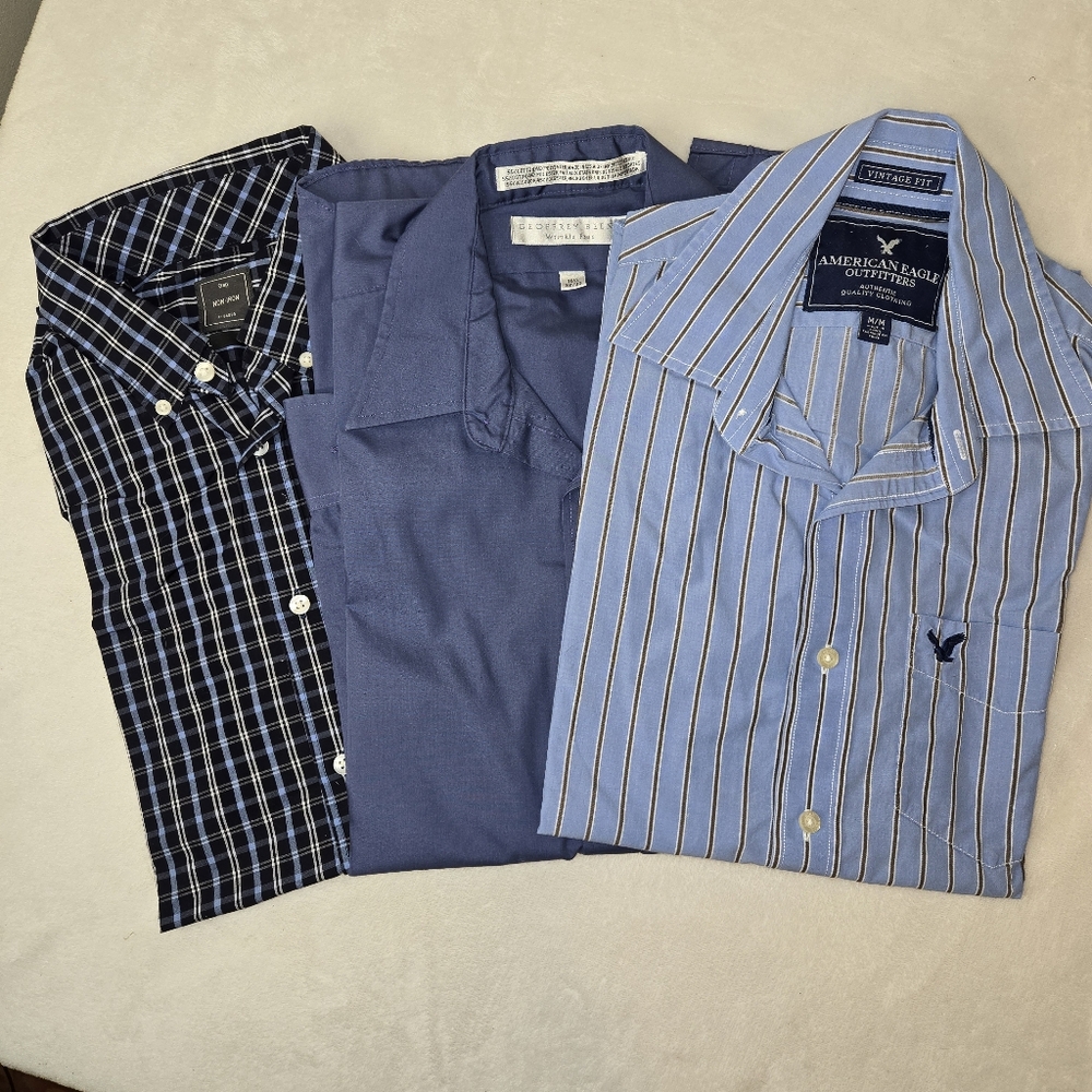 Bundle of 3 men's dress/casual shirts